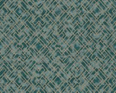 A.S. Création vliesové tapety 38818-5 – Grafické obrazy v zelenom - 0,53m x 10,05m