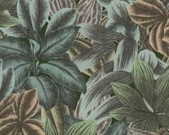 A.S. Création vliesová tapeta 39222-3 Farebné listy džungle - 0,53m x 10,05m