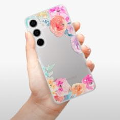 iSaprio Silikónové puzdro - Flower Brush pre Samsung Galaxy S24