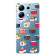 iSaprio Silikónové puzdro - Sushi Pattern pre Xiaomi Redmi Note 13