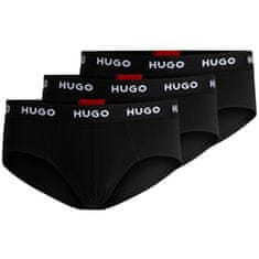 Hugo Boss 3 PACK - pánske slipy HUGO 50469763-001 (Veľkosť M)