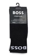 Hugo Boss 2 PACK - pánske ponožky BOSS 50469747-001 (Veľkosť 39-42)