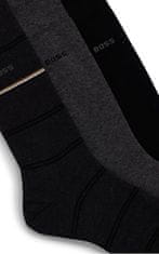 Hugo Boss 3 PACK - pánske ponožky BOSS 50515154-012 (Veľkosť 40-46)