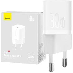 BASEUS Rýchlonabíjačka do siete Baseus GaN5 Mini 30W EU biela (CCGN070502)