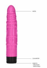 Shots Toys Shots 8 Inch Slight Realistic Dildo Vibe Pink vibrátor