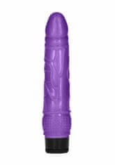 Shots Toys Shots 8 Inch Thin Realistic Dildo Vibe Purple vibrátor