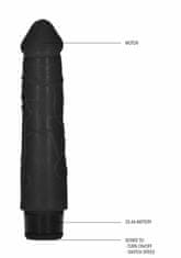 Shots Toys Shots 8 Inch Thick Realistic Dildo Vibe Black vibrátor