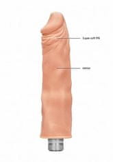 Shots Toys RealRock Realistic Vibrating Dildo 25cm Flesh vibrátor