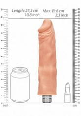 Shots Toys RealRock Realistic Vibrating Dildo 25cm Flesh vibrátor