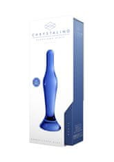 Shots Toys Shots Chrystalino Flask blue sklenené dildo