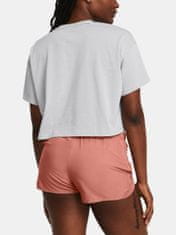 Under Armour Tričko UA HW SCRIPTED WM CROP SS-GRY M