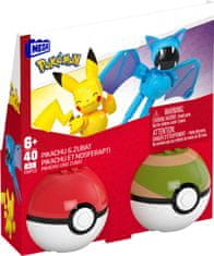 MEGA BLOKS Mega Pokémon Pokéball - Pikachu a Zubat HXP11