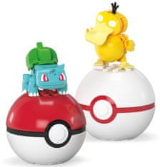 MEGA BLOKS Mega Pokémon pokéball - Bulbasaur a Psyduck HXP11