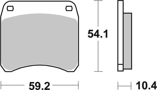 SBS Brzdové doštičky 523HF