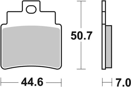 SBS Brzdové doštičky 171HF