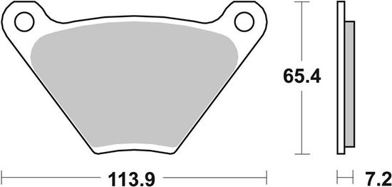 SBS Brzdové doštičky 513HF