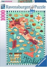 Ravensburger Puzzle Sladká mapa Taliansko 1000 dielikov