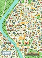 Ravensburger Puzzle Mapa Sevilly 1000 dielikov