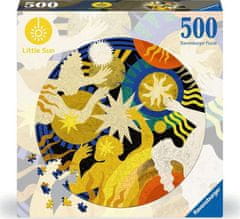 Ravensburger Guľaté puzzle Little Sun: Zapojenie sa 500 dielikov