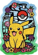 Ravensburger Drevené obrysové puzzle Pikachu 300 dielikov