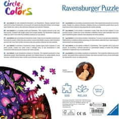 Ravensburger Okrúhle puzzle Kruh farieb: Svet hmyzu 500 dielikov