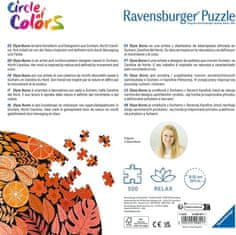 Ravensburger Okrúhle puzzle Kruh farieb: Tropical 500 dielikov