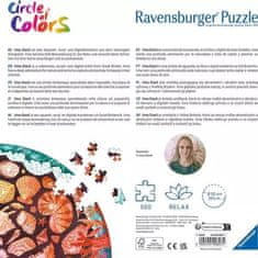 Ravensburger Okrúhle puzzle Kruh farieb: Mušle 500 dielikov