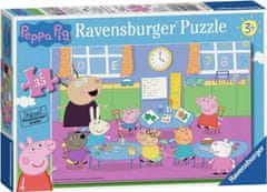 Ravensburger Puzzle Prasiatko Peppa: V triede 35 dielikov