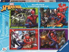 Ravensburger Puzzle Spiderman 4x100 dielikov