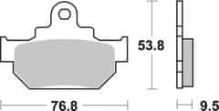 SBS Brzdové doštičky 582HF