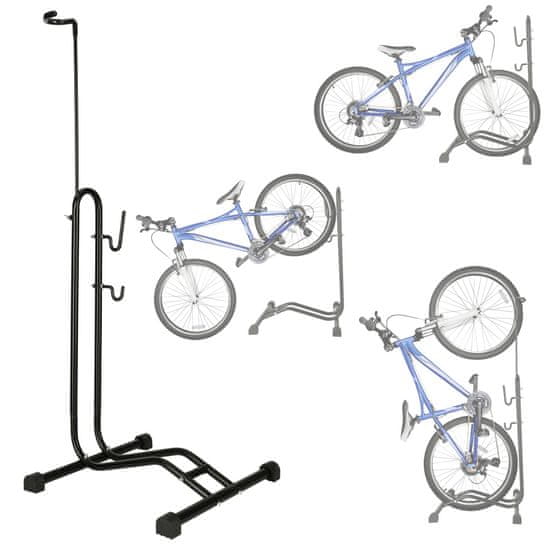 WOWO Vysoký Pevný Stojan na Bicykle z Čierneho Kovu