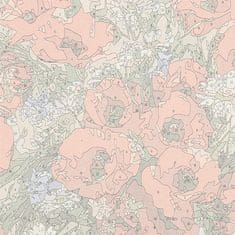 WOWO Obraz Kvety podľa čísel, Rozmer 50x40cm - DIY Maľovanie
