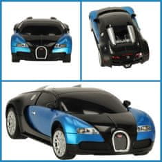 WOWO RC Bugatti Veyron 1,24 - Modré Auto na Diaľkové Ovládanie s Licenciou