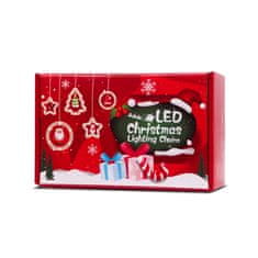 WOWO Vianočné LED Závesné Svetlá s Obrázkami na Stromčekoch, 3m, 10 USB Žiaroviek