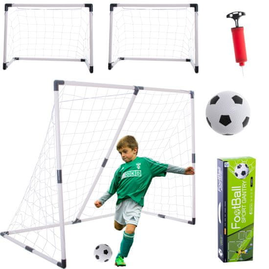 WOWO Detská Futbalová Bránka 2v1, Rozmery 143x110x70cm - Ideálna pre Mladých Športovcov