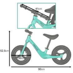 WOWO Trike Fix Active X2 Zelený - Balančný Bicykel pre Aktívne Deti