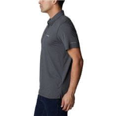 COLUMBIA Tričko grafit M Tech Trail Polo Shirt