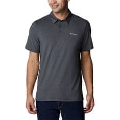 COLUMBIA Tričko grafit M Tech Trail Polo Shirt