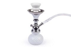 koryworld Vodná fajka - SHISHA bielej farby 26cm/1 inhalačná hadička