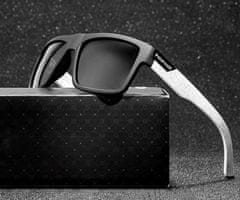 Camerazar Pánske polarizačné slnečné okuliare, ochrana UV 400, kovové pánty, polykarbonátové šošovky