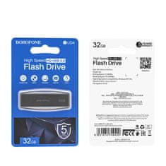 Borofone Flash disk BUD4 USB 3.0 32GB čierny 109075