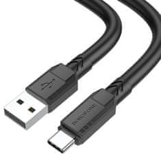 Borofone Kábel BX81 Goodway - USB na typ C - 3A 1 meter čierny