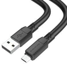 Borofone Kábel BX81 Goodway - USB na Micro USB - 2,4A 1 meter čierny