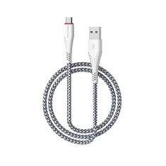 Borofone  kábel BX25 Powerful - USB na Micro USB - 2,4A 1 meter biely