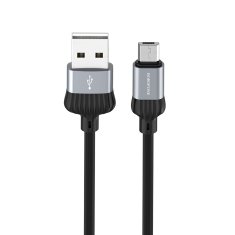 Borofone  kábel BX28 Dignity - USB na Micro USB - 2,4A 1 meter sivý