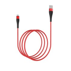 Borofone Kábel BX32 Munificent - USB na Lightning - 2,4A 1 meter červený