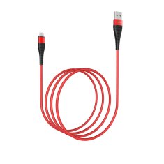 Borofone Kábel BX32 Munificent - USB na Micro USB - 3A 1 meter červený