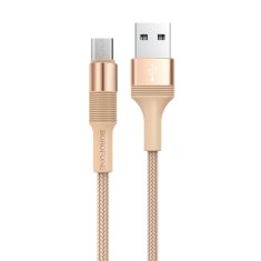 Borofone  kábel BX21 Outstanding - USB na Micro USB - 2,4A 1 meter zlatý