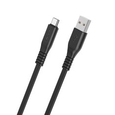 Borofone Kábel BX23 Wide Power - USB na MicroUSB - 2,4A 1 meter čierny