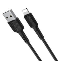 Borofone Kábel BX16 Easy - USB na Lightning - 2A 1 meter čierny